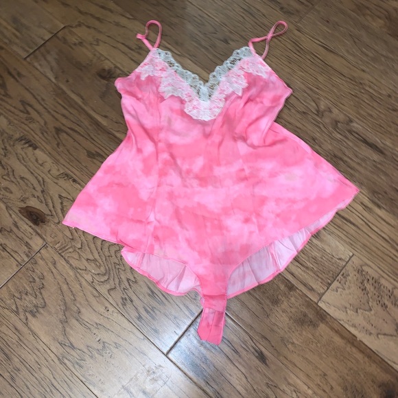 FREE PEOPLE Pink Spaghetti Strap Bodysuit top! - Picture 7 of 10